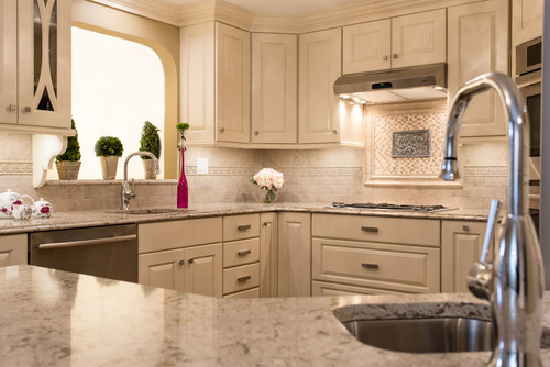 Beige Color Cabinets With Cambria Windermere Quartz Countertop White Cabinets Cambria Quartz Product Products